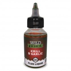 Aditiv Lichid Wild Feeder Baits - Fluo Liquid Krill & Garlic